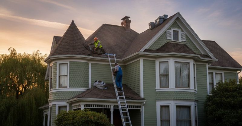 Asphalt Shingles Repair detail