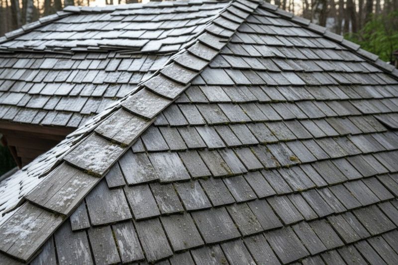 Cedar Roof Installation detail