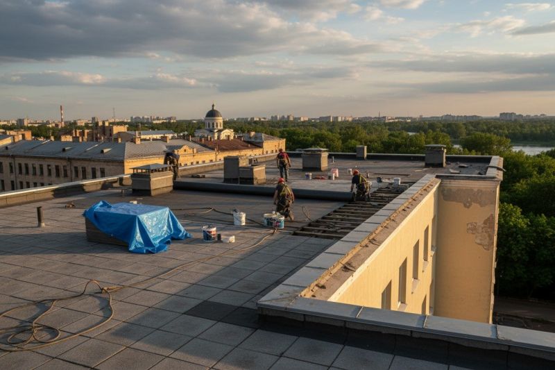 Commercial Roof Replacement detail