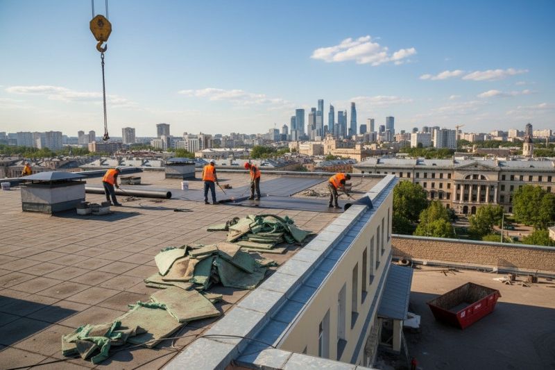 Commercial Roof Replacement detail