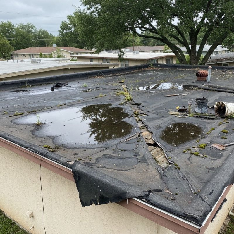 Damaged Roof Repair detail
