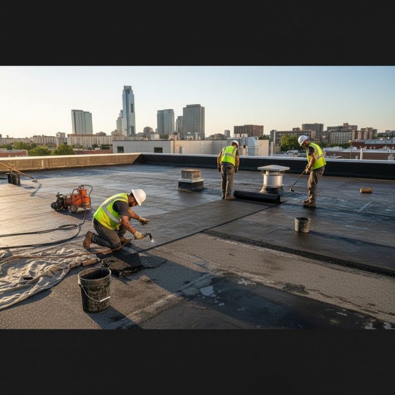 Single Ply Roof Repair detail