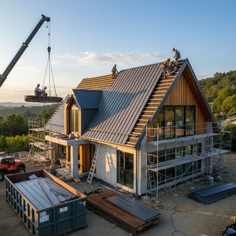 Steel Roof Replacement detail