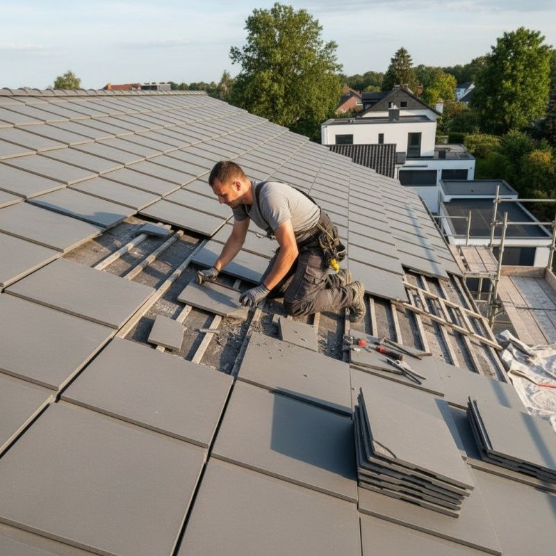Tile Roof Installation detail