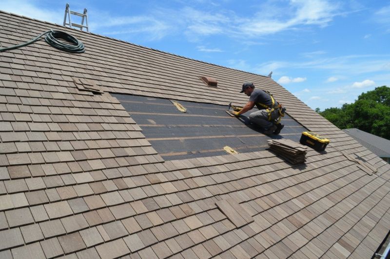 Wood Shake Roof Replacement detail