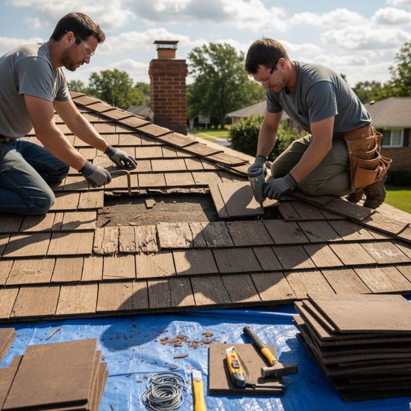 Shake Shingle Repair